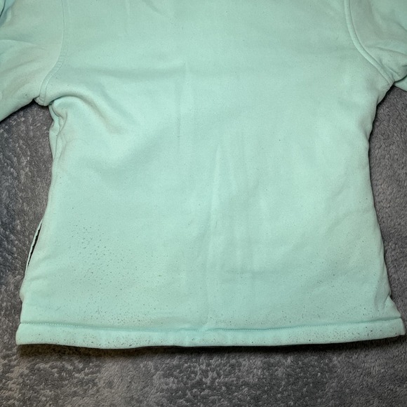 Adidas Men's Reversible Puffer Jacket To Sweater SZ S Brown/Mint Green Hoodie - Picture 15 of 16